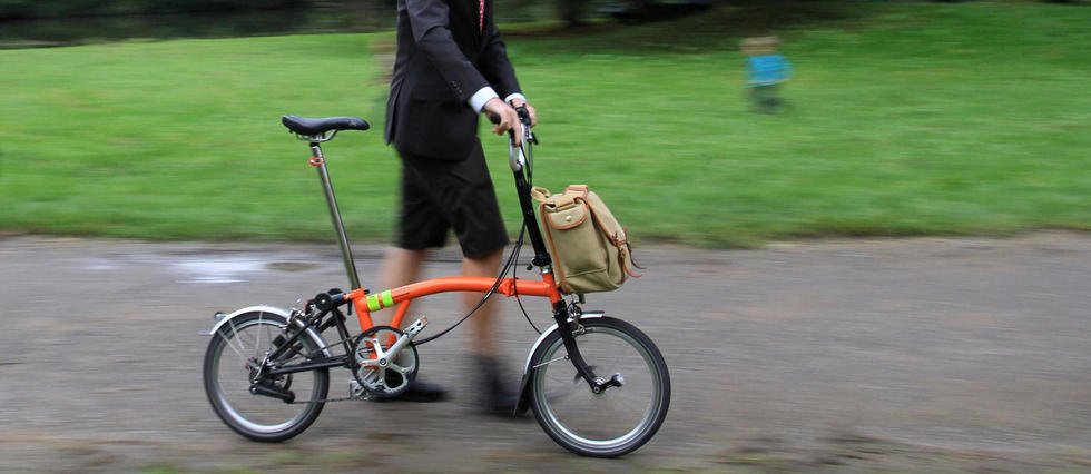Velo pliant anglais brompton