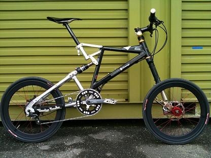 Velo pliant suspension