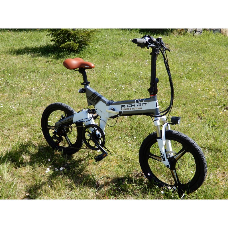 Velo electrique pliant avec amortisseur