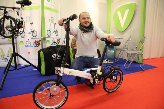 Vélo électrique ultra pliant