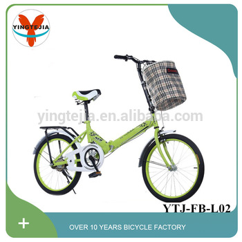 Panier pour vélo pliant