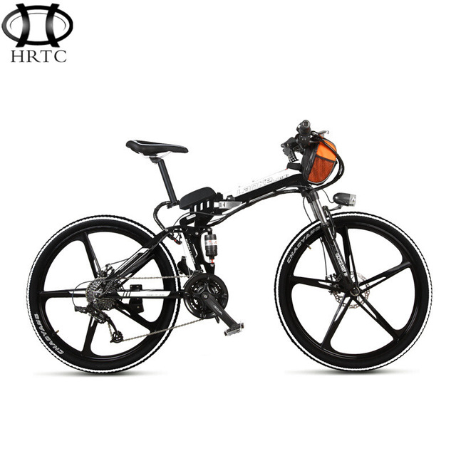 Velo electrique pliant 26 pouces bordeaux