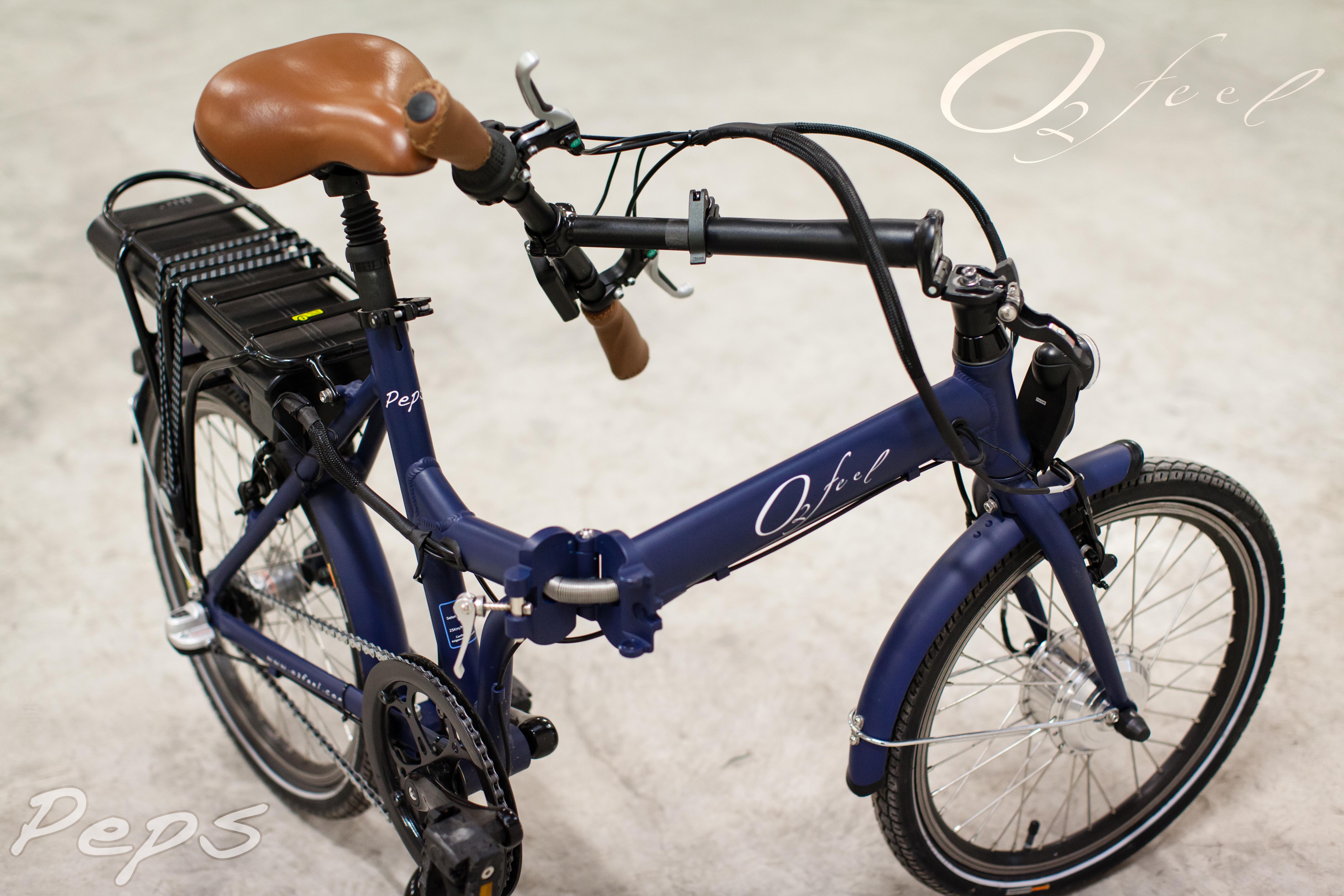 Vélo pliant électrique o2feel peps bas