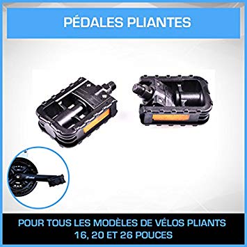 Pedale pour velo pliant