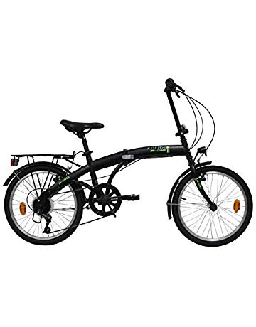 Vélo classique pliant shimano classic 2 - 20 pouces - 13 kg - noir