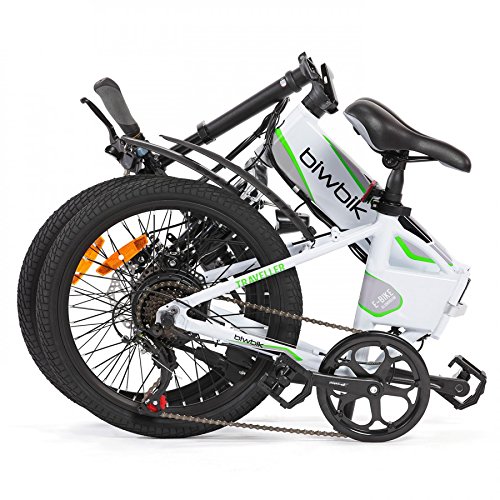 Biwbik vélo électrique pliant mod. traveller batterie lithium ion 36v 12ah