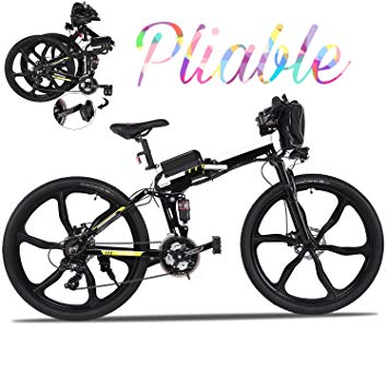 Vélo ville pliant électrique