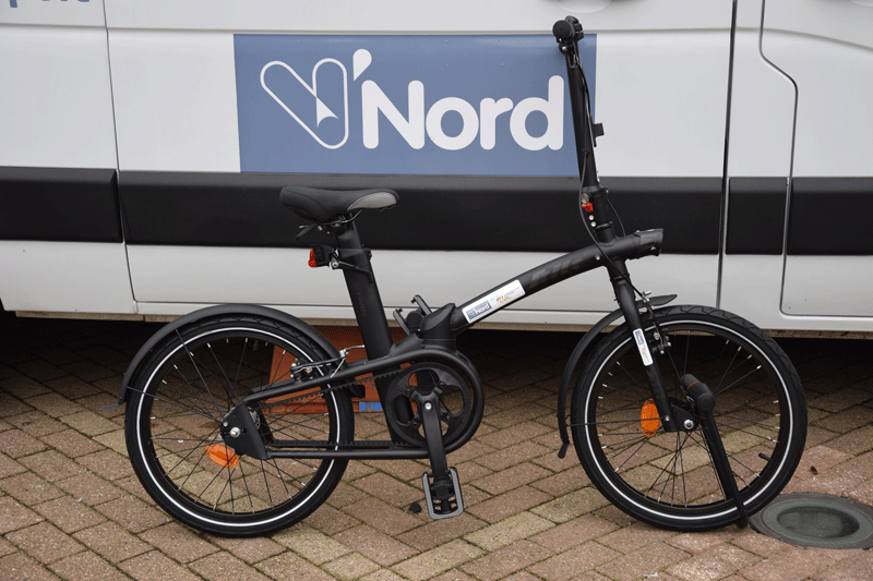 Velo pliant arc en ciel