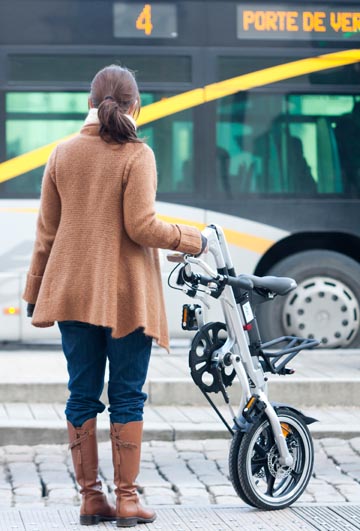 Velo pliant tan
