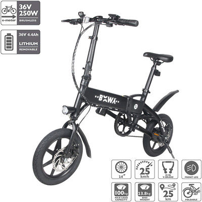 Vélo électrique pliant en alliage d'aluminium et batterie lithium-ion