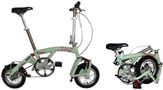 Un vélo pliant