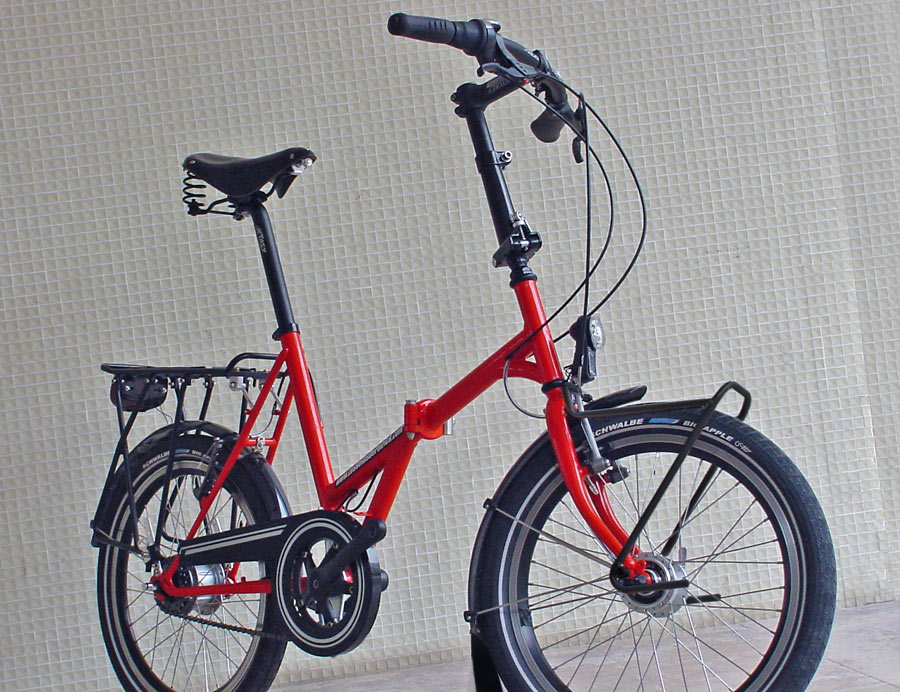 Vélo pliant inox