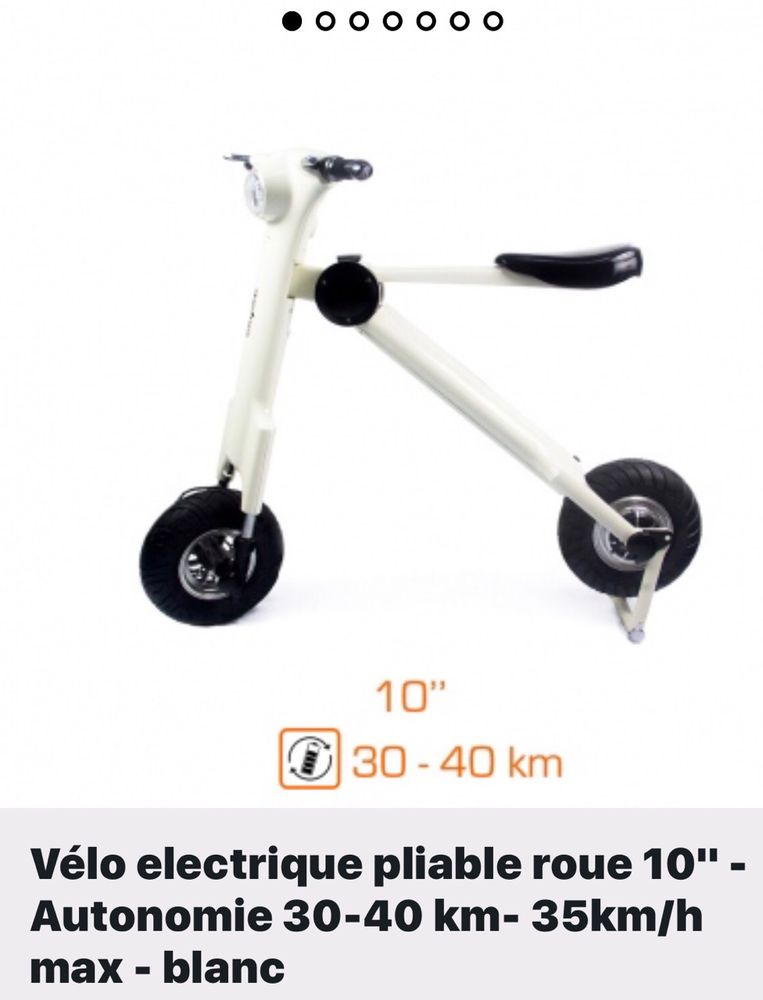 Vélo électrique pliant skate flash