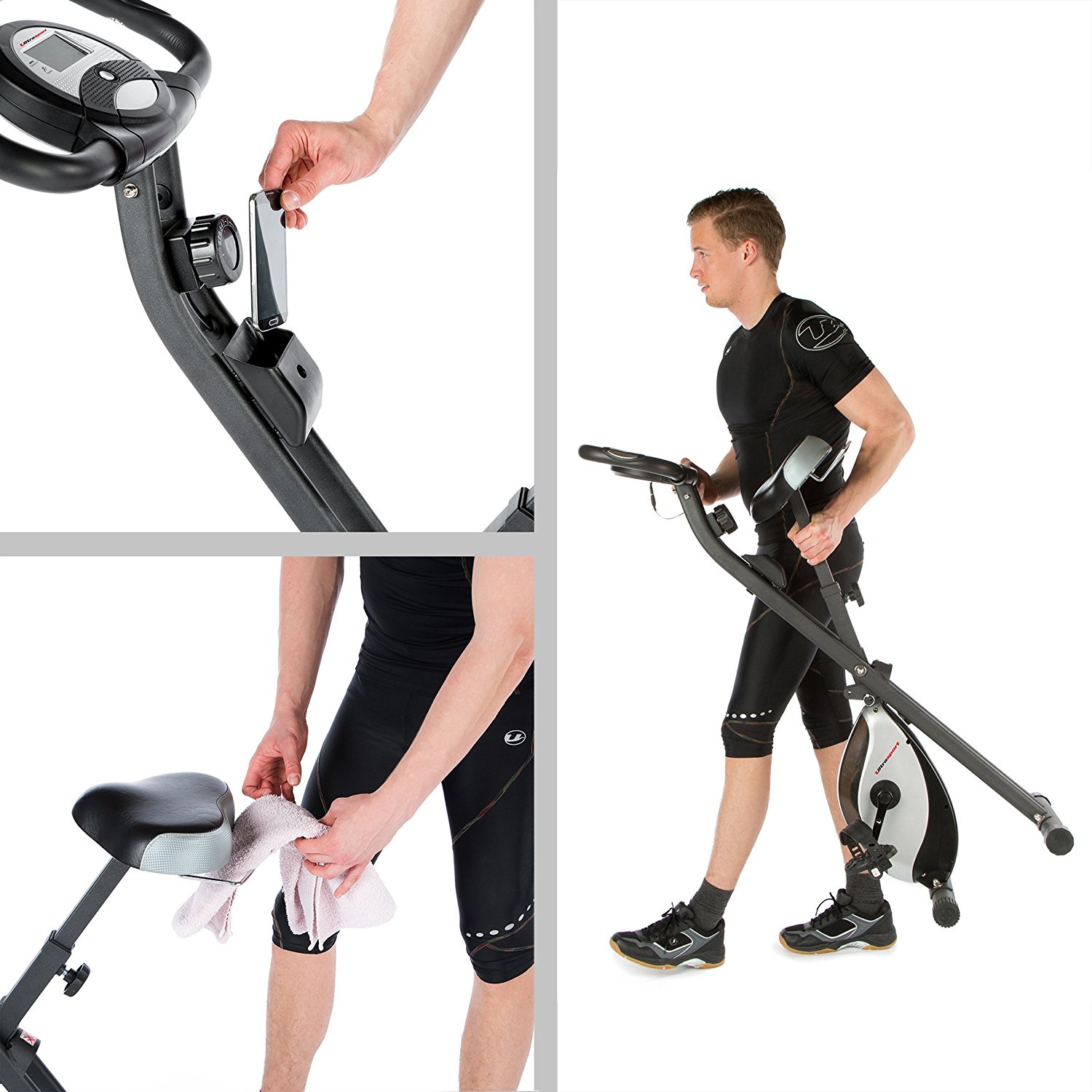 Vélo appartement ultrasport bike racer 600