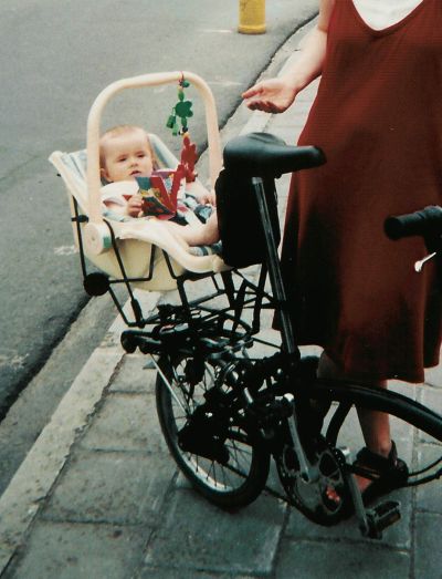 Velo pliant porte bebe