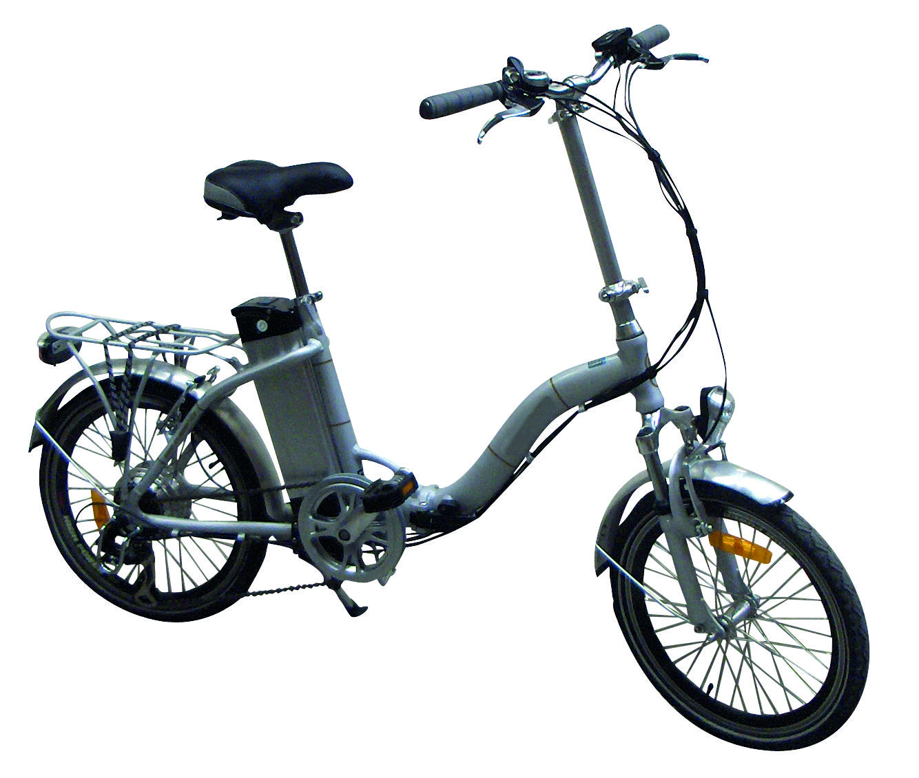 Vélo à assistance électrique pliant 36 volts e scape