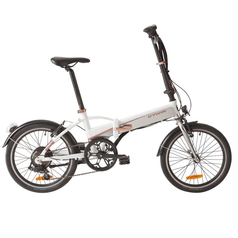 Vélo pliant hoptown 300 gris