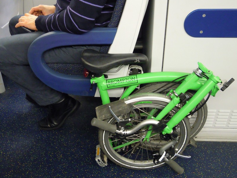 Velo pliant pour train