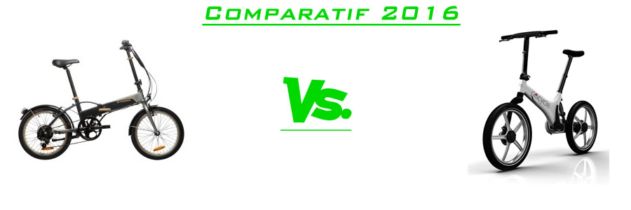 Vélo pliant comparaison