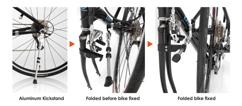 Bequille pour velo pliant