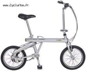 Velo pliant avec cardan