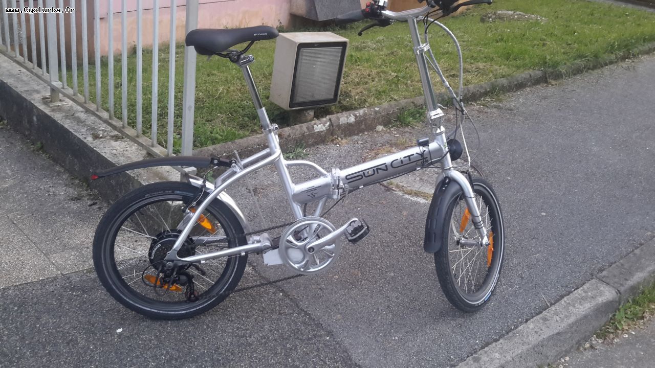 Velo electrique pliant sun city