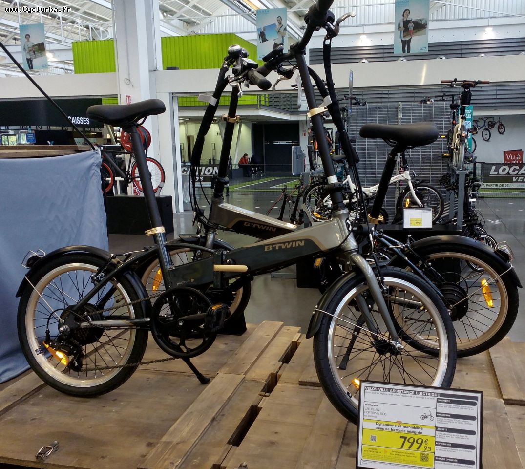 Vélo électrique pliant btwin