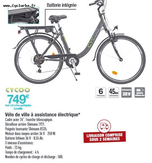 Velo pliant carrefour avis