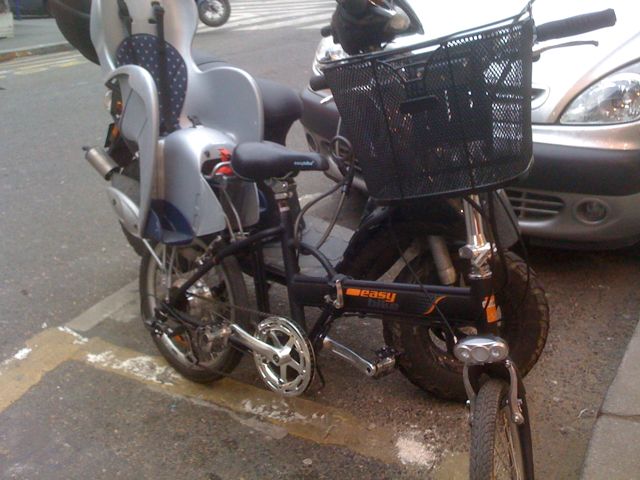 Siege enfant velo pliant