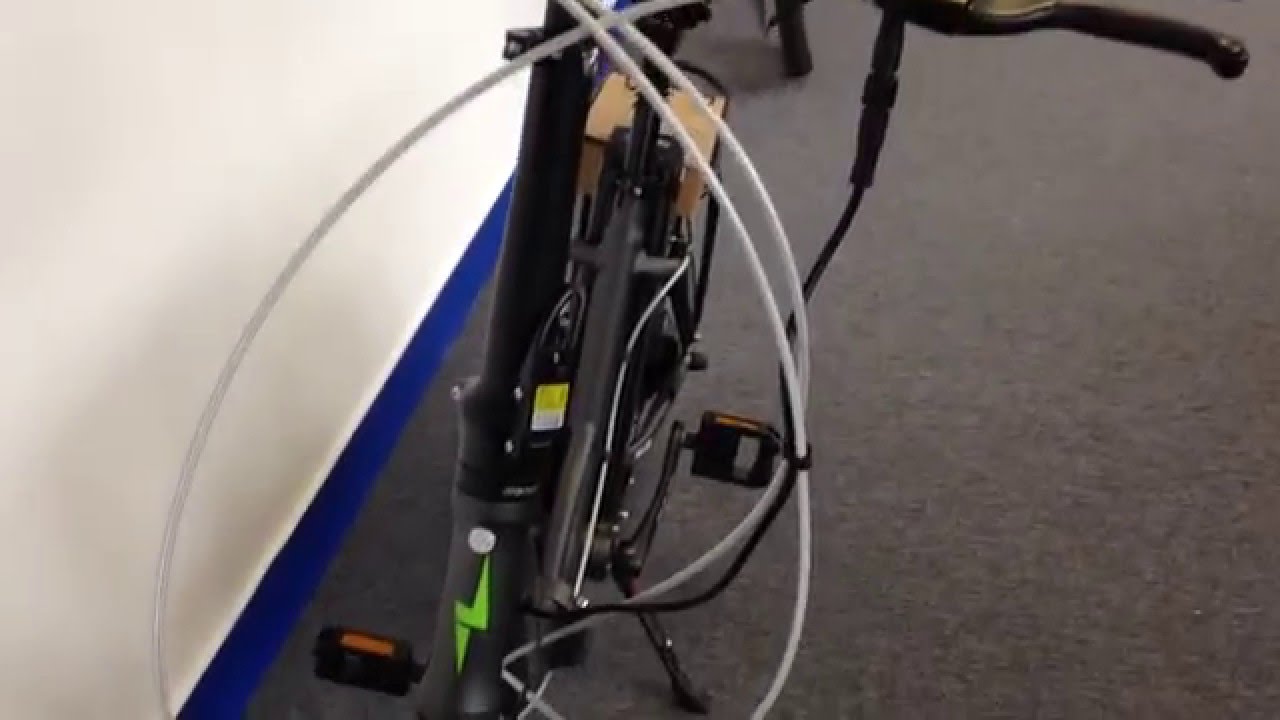 Velo electrique pliant ovelo city bas