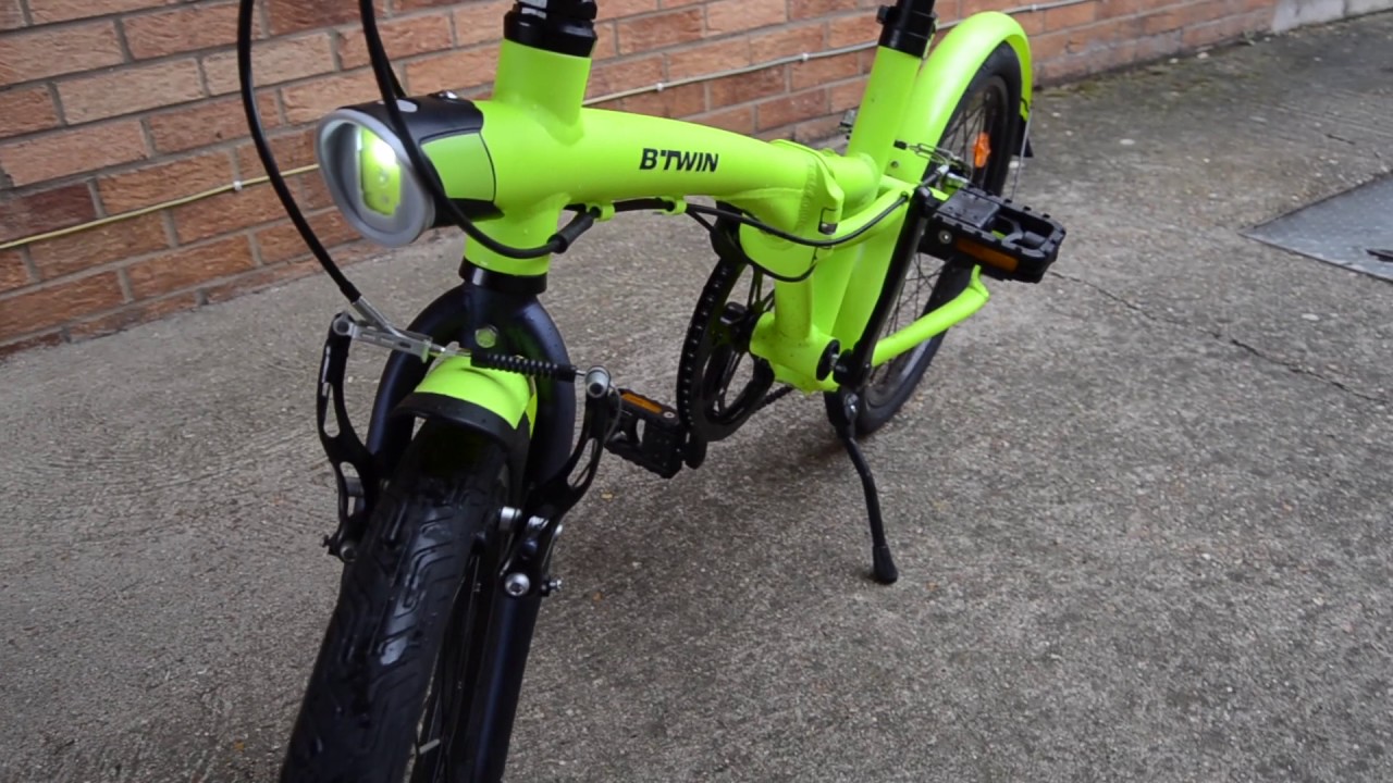 Velo pliant a assistance electrique tilt 500 noir b'twin