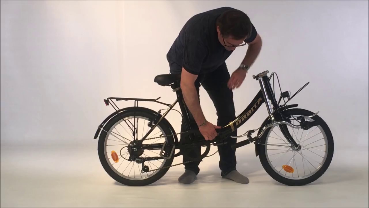 Comment plier velo pliant