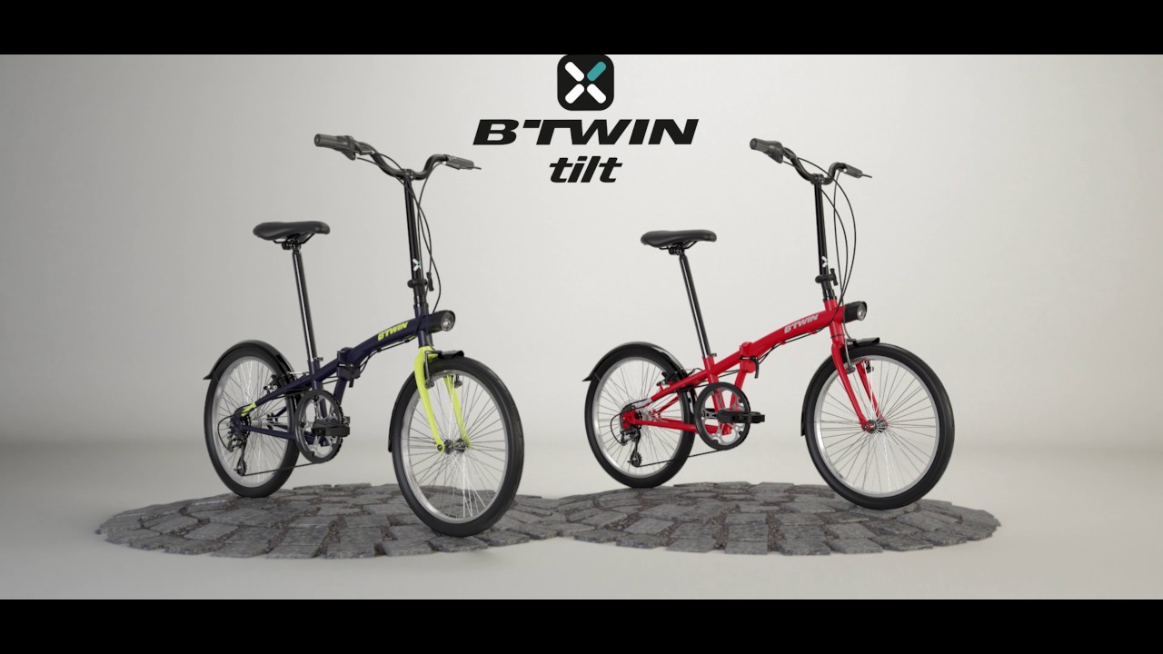 Velo pliant btwin tilt 500