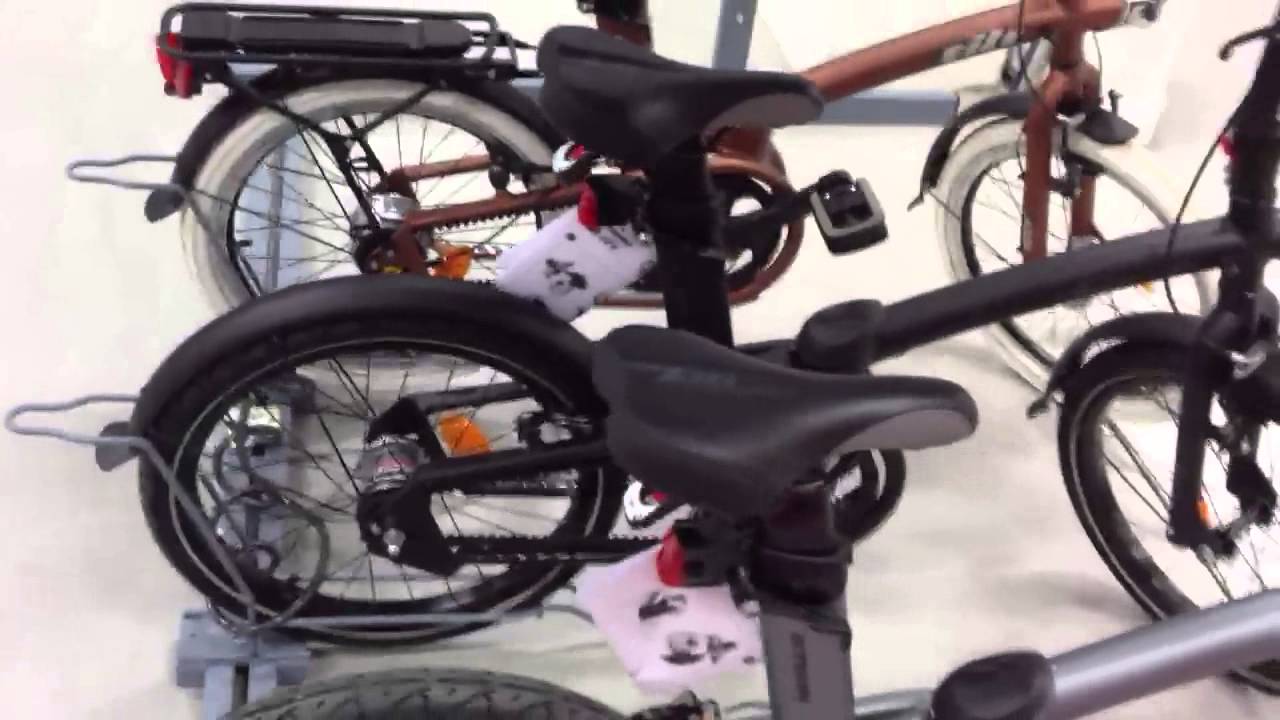 Vélo pliant btwin tilt 9 copper