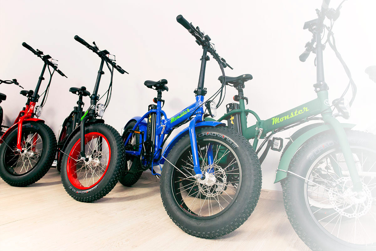 Velo pliant fat bike