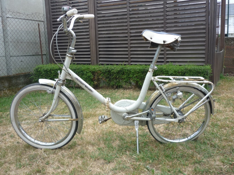 Velo ancien femme motobecane pliant