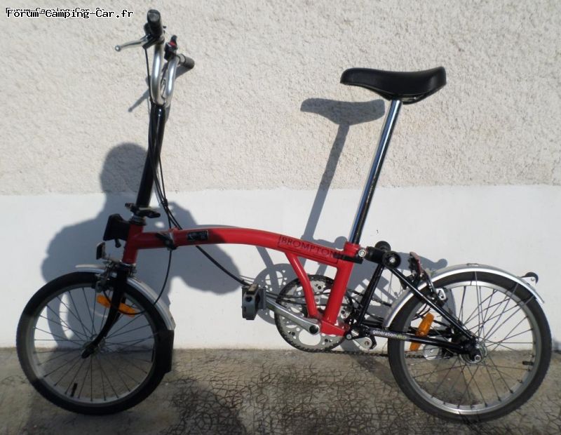 Velo pliant anglais brompton