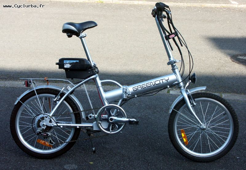 Velo electrique pliant greencity