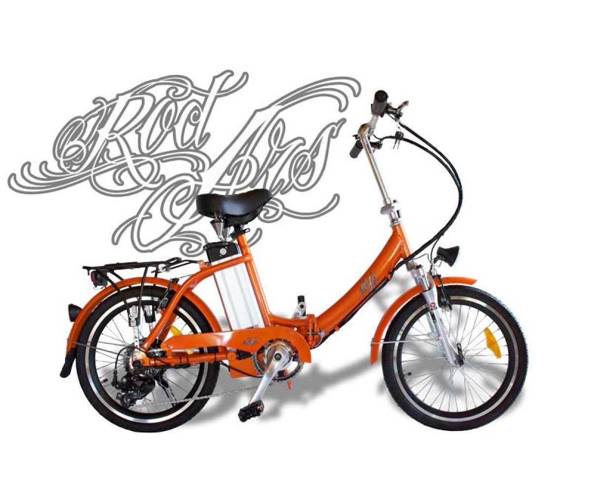 Vélo éléctrique pliant freins disque