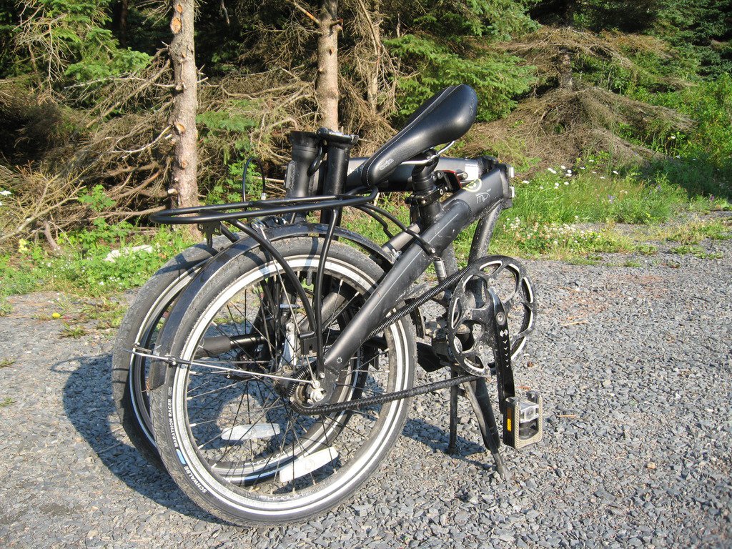 Porte bagage vélo pliant