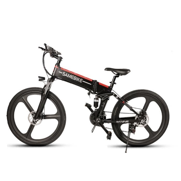 Vélo éléctrique pliant freins disque