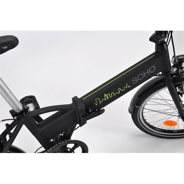 Vélo pliant électrique feu vert soho