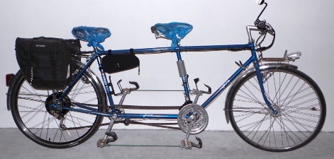 Velo tandem pliant electrique