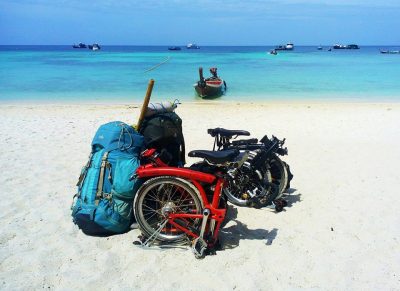 Voyage en velo pliant