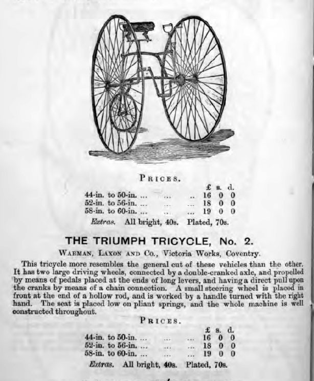 Velo pliant triumph
