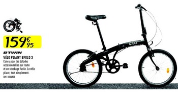 Velo pliant decathlon bfold electrique