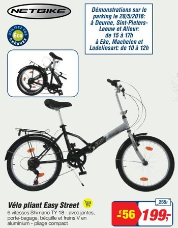 Velo pliant easy street