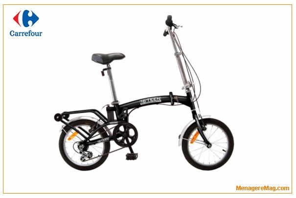 Velo pliant alu carrefour