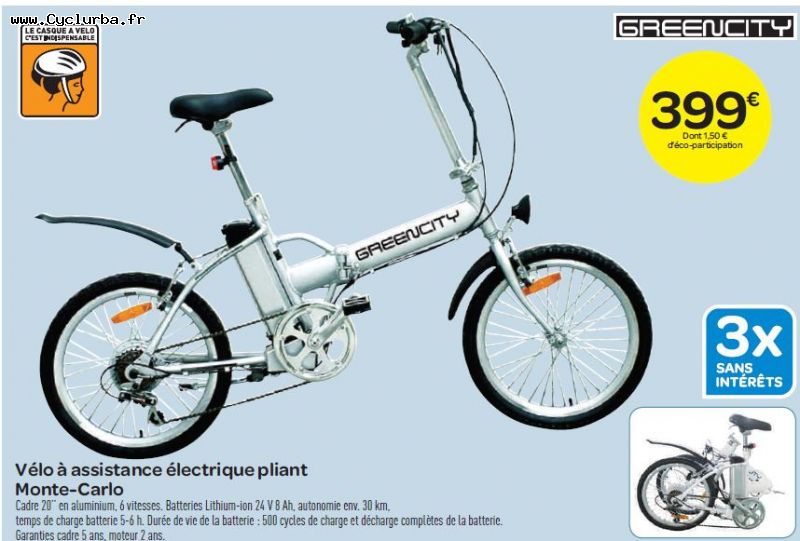 Velo pliant carrefour 2016