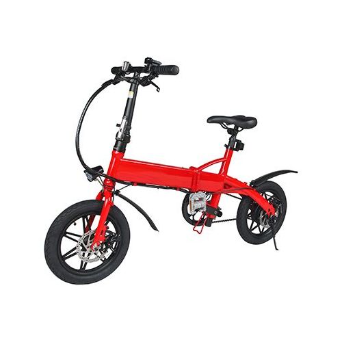 Vélo electrique pliant rouge